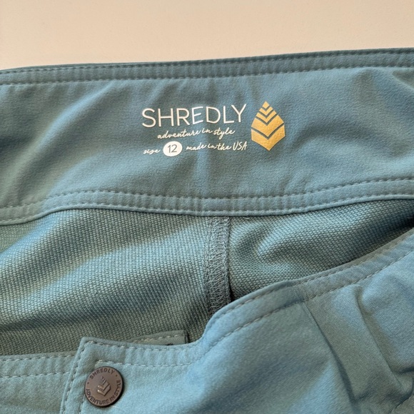 Shredly Sea Green Shorts - Picture 5 of 5